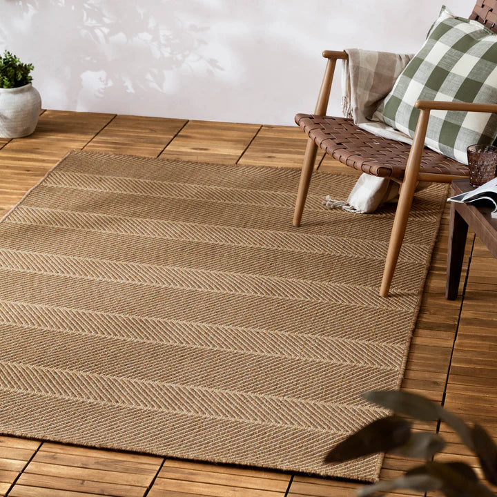 Jute Effect Indoor/Outdoor Rug 140x200cm