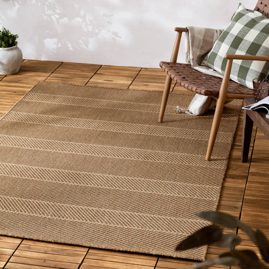 Jute Effect Indoor/Outdoor Rug 140x200cm