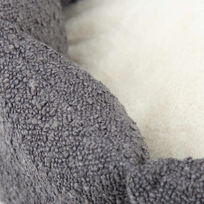 Scruffs Boucle Cat/Small Dog Bed - Grey