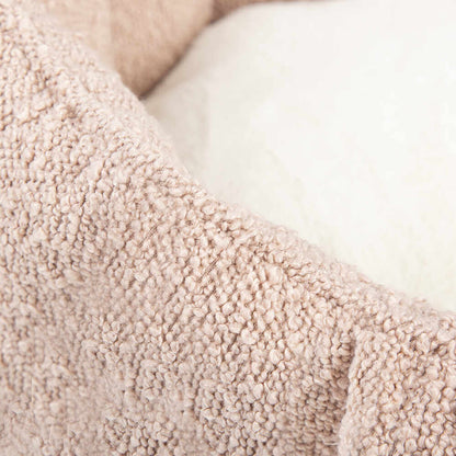 Scruffs Boucle Cat/Small Dog Bed - Blush