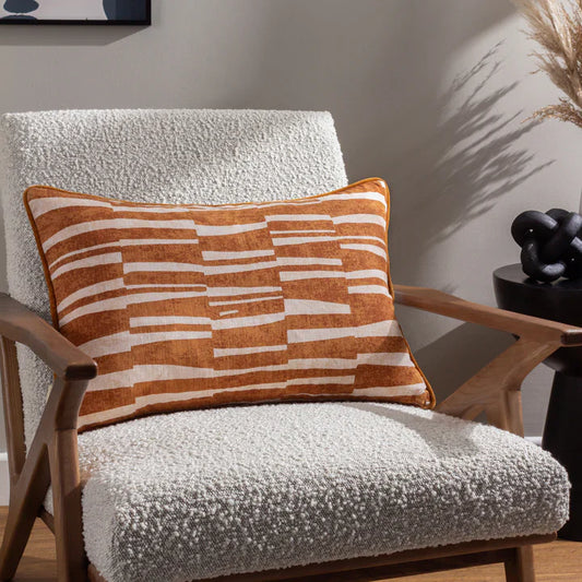 Piper Abstract Cushion Cover Dusk/Bronze