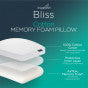 Snuggledown Bliss Extra Deep Cotton Touch Pillow, Firm Support, 1 Pack