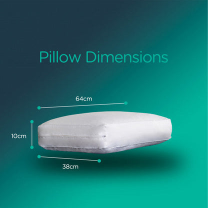 Snuggledown Bliss Extra Deep Cotton Touch Pillow, Firm Support, 1 Pack