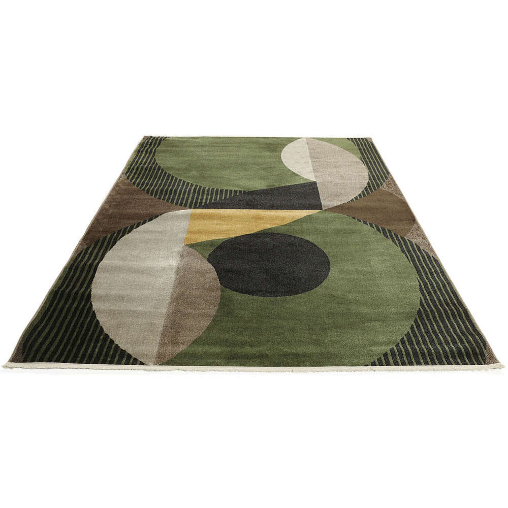 Rondo Rug - Yellow and Green