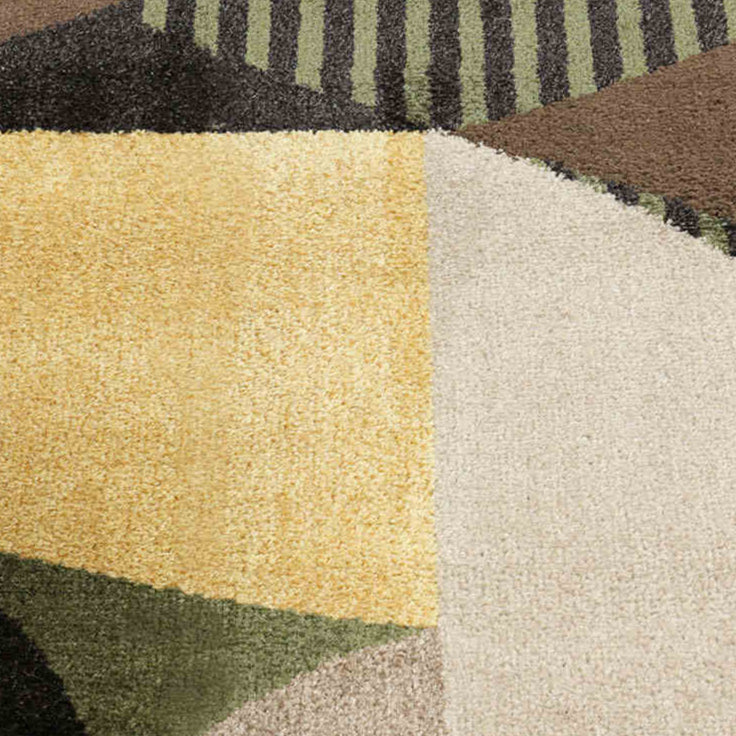 Rondo Rug - Yellow and Green