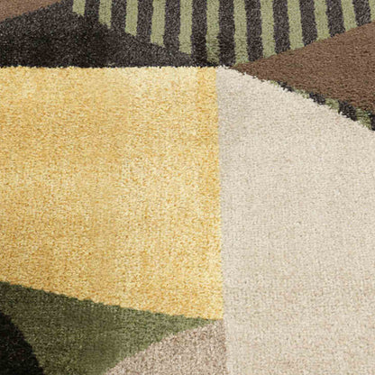 Rondo Rug - Yellow and Green