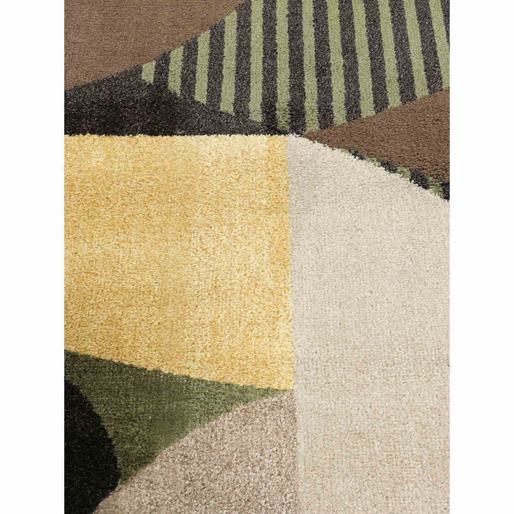 Rondo Rug - Yellow and Green