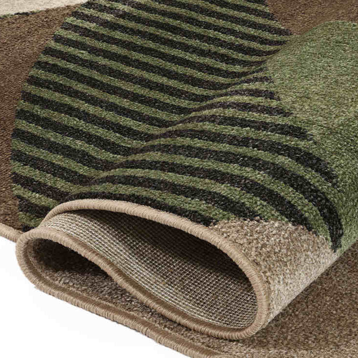 Rondo Rug - Yellow and Green