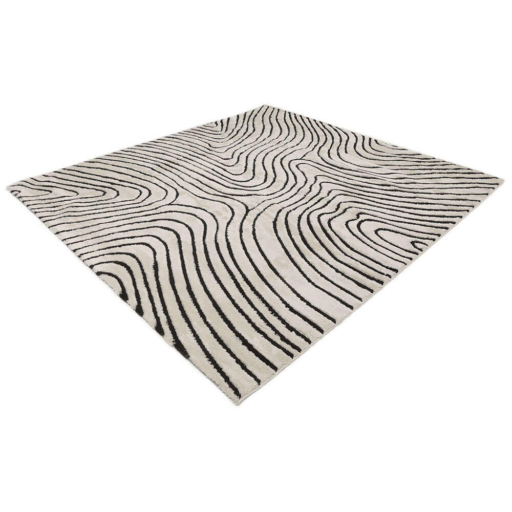 Chaima Rug - Cream and Black