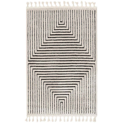 Larache Rug - Cream and Black