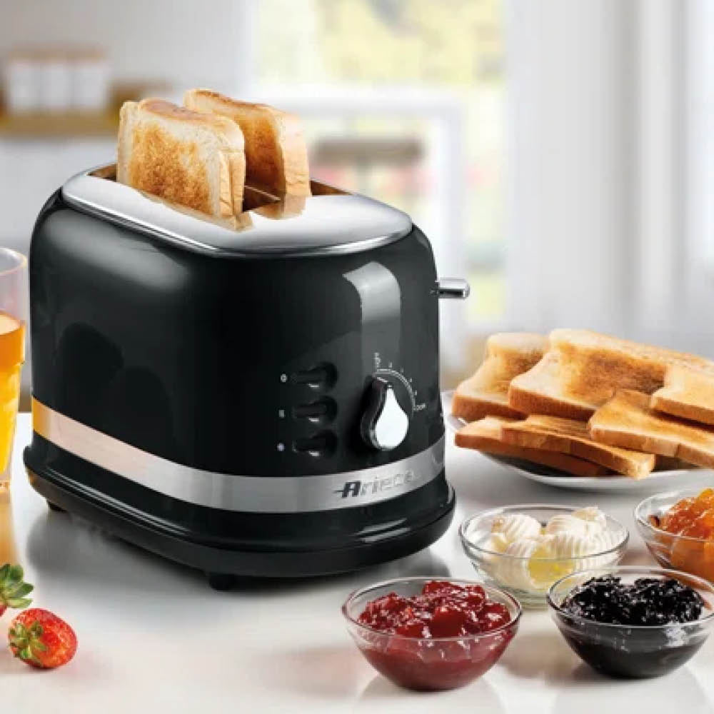 Vintage 2- Slice Toaster - Black