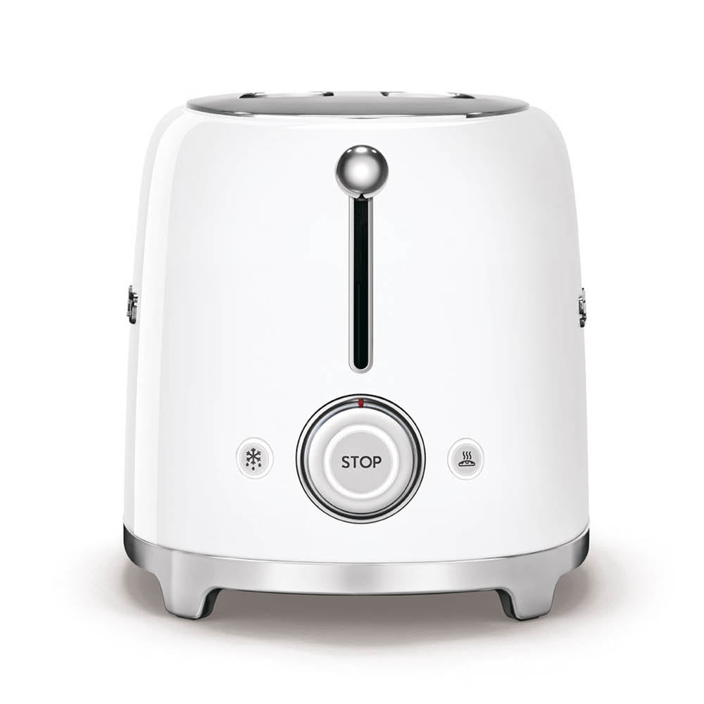 Smeg 2 Slice Toaster - Matte White