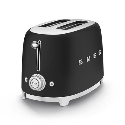 Smeg 2 Slice Toaster - Matte Black