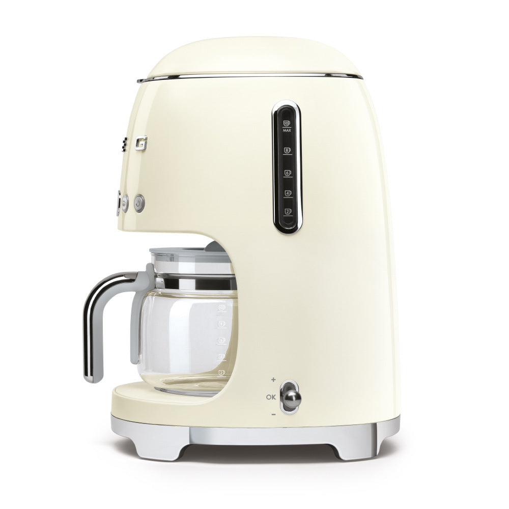 Smeg Drip Coffee Machine 10 Cup - Cream