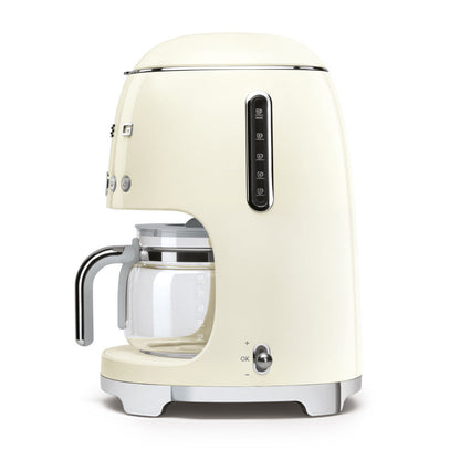 Smeg Drip Coffee Machine 10 Cup - Cream