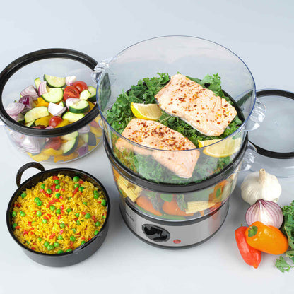 Salter 3 Tier Food Steamer