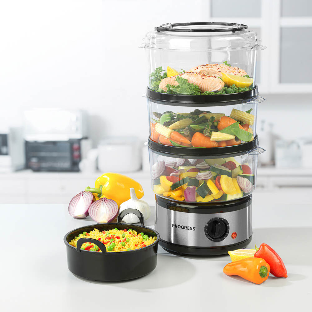 Salter 3 Tier Food Steamer
