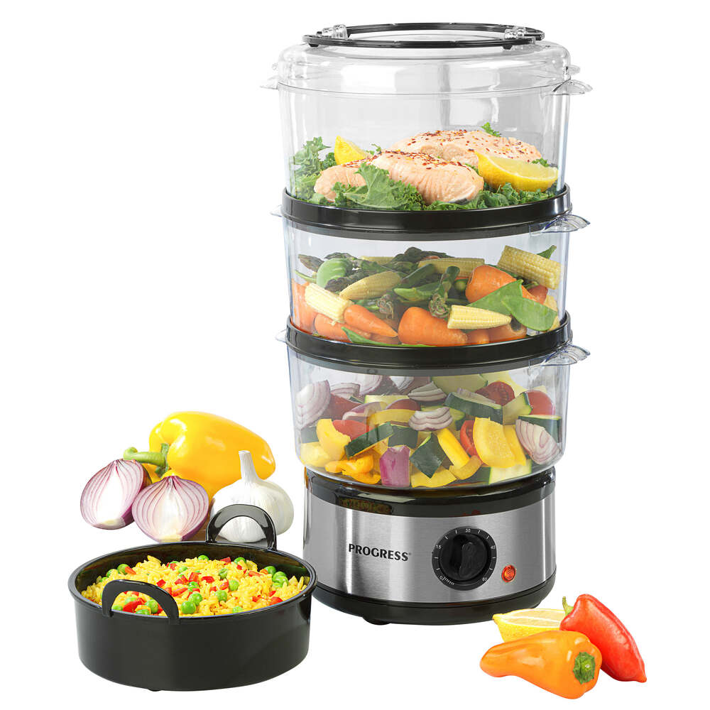 Salter 3 Tier Food Steamer