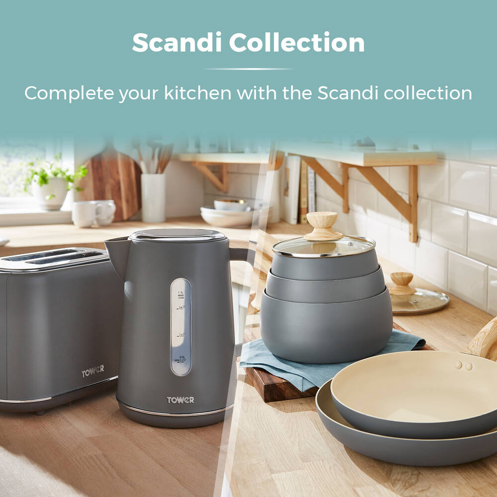 Tower Scandi 1.7L Kettle - Slate