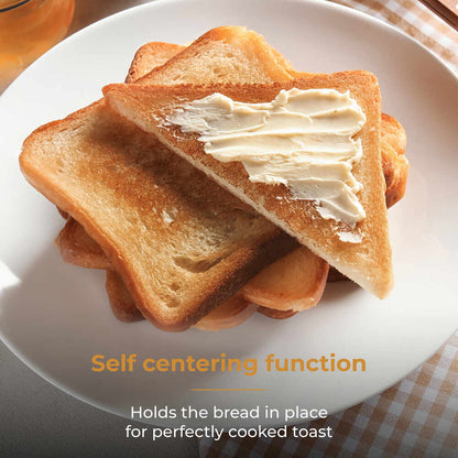 Tower Renaissance Retro 4 Slice Toaster - Black