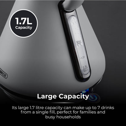 Tower Sera 3Kw Rapid Boil 1.7L Pyramid Kettle - Grey