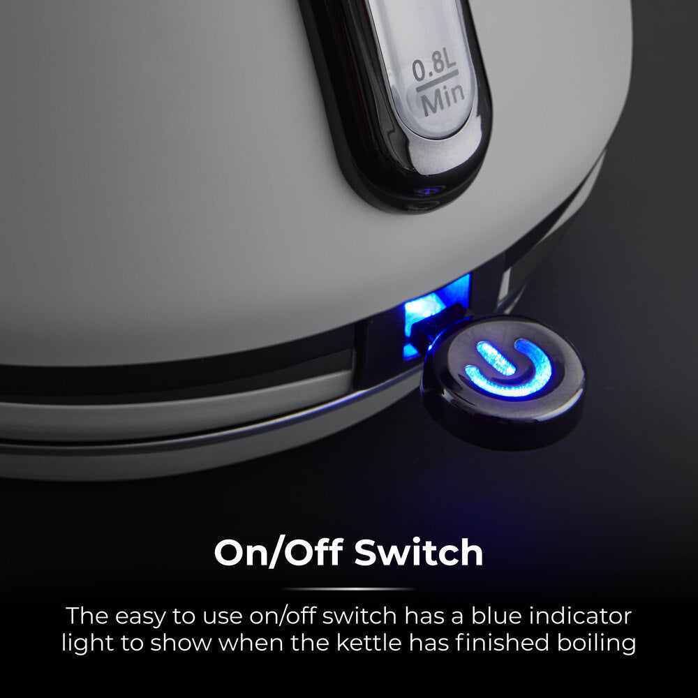 Tower Sera 3Kw Rapid Boil 1.7L Pyramid Kettle - Grey