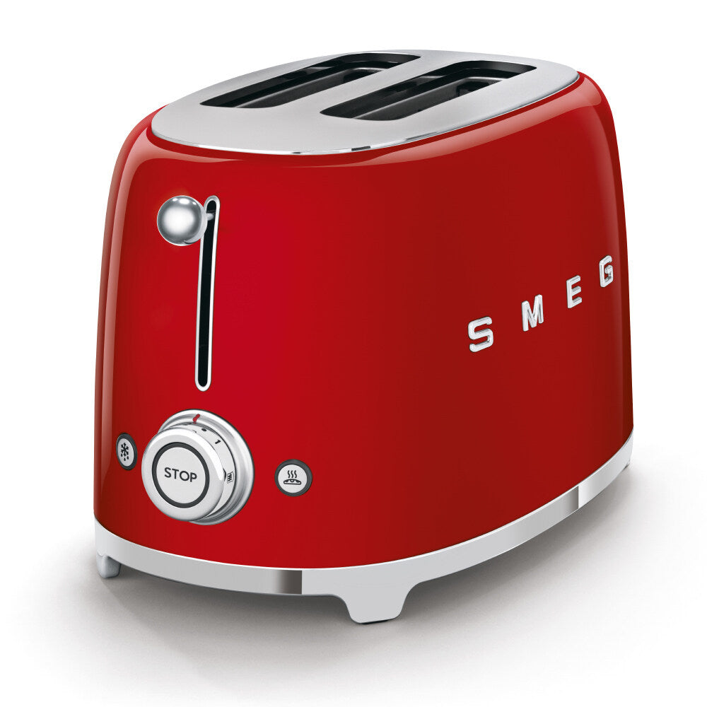 Smeg Retro 2 Slice Toaster - Red
