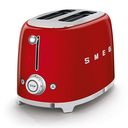Smeg Retro 2 Slice Toaster - Red