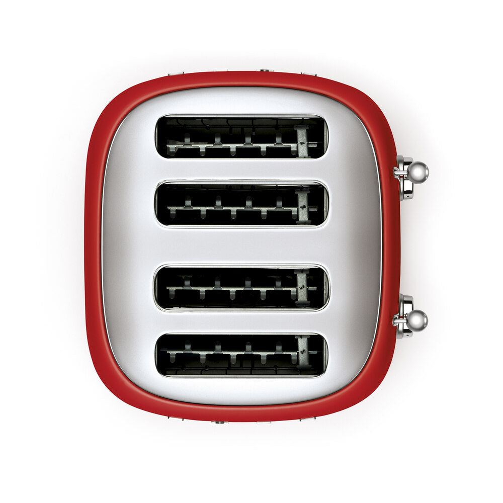 Smeg 4 Slice Toaster - Red