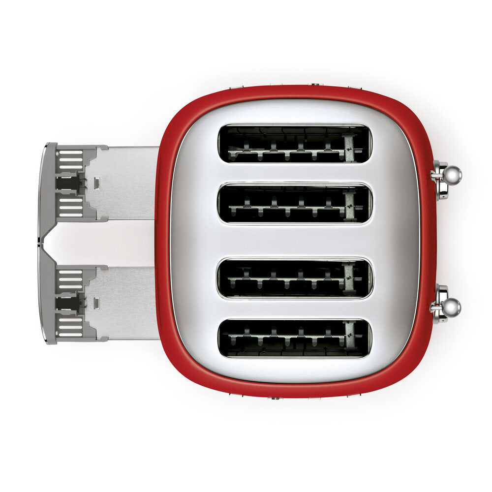 Smeg 4 Slice Toaster - Red