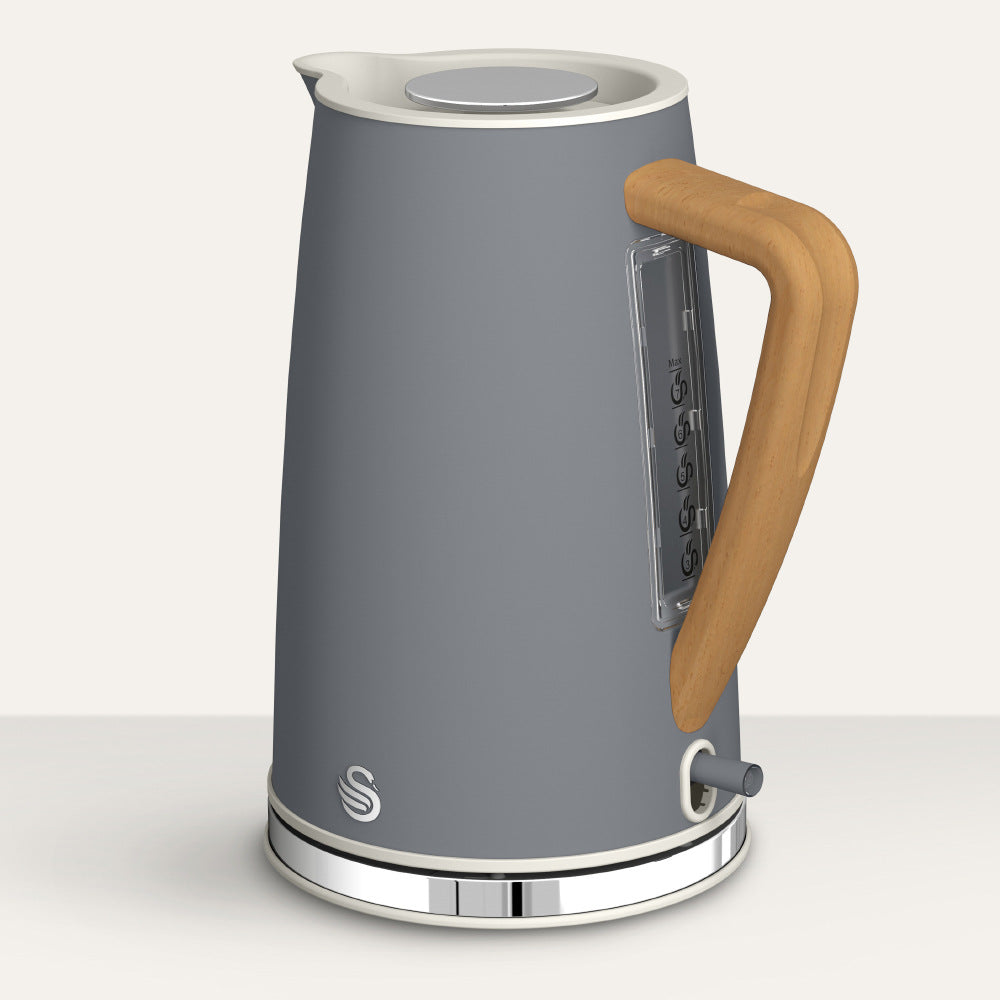 Swan 1.7L Nodic Style Cordless Kettle - Grey