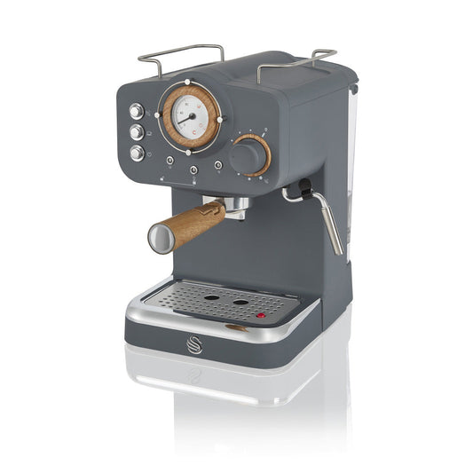 Swan Nordic Espresso Coffee Machine 1.2L - Grey