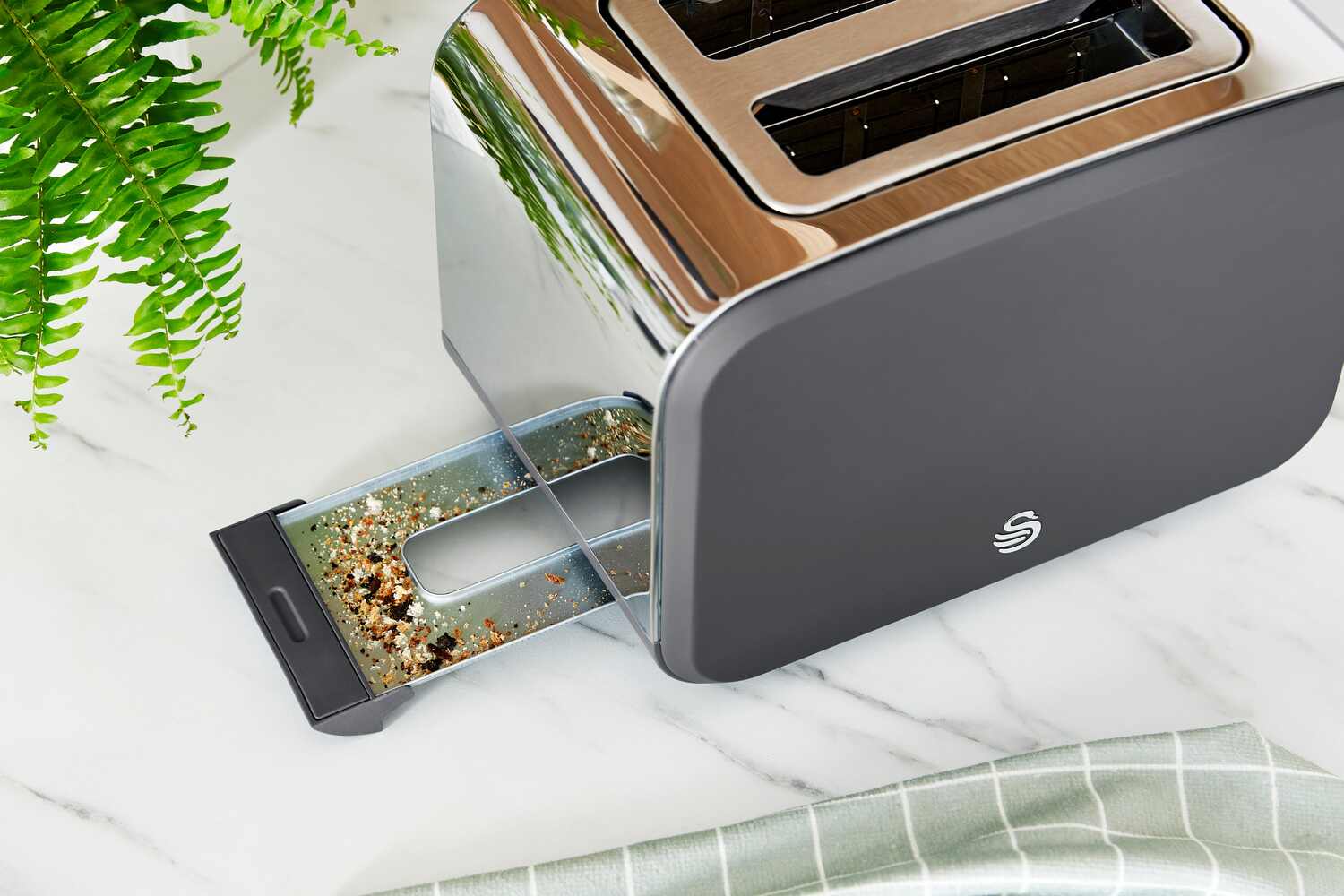 Swan Nordic 2 Slice Toaster Grey