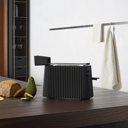 Alessi Plisse 2 Slice Toaster - Black