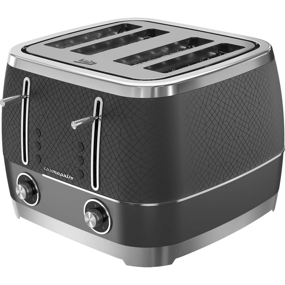 Cosmopolis 4 Slice Toaster - Charcoal
