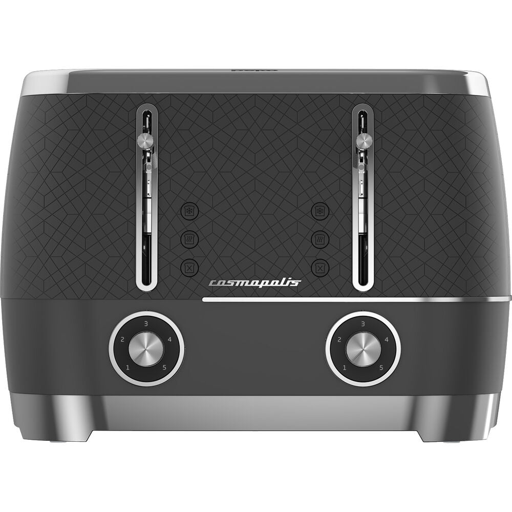 Cosmopolis 4 Slice Toaster - Charcoal