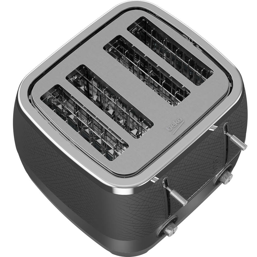 Cosmopolis 4 Slice Toaster - Charcoal