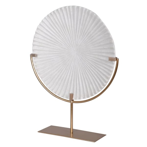 Mixed Quartz Disc On Stand