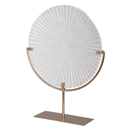 Mixed Quartz Disc On Stand
