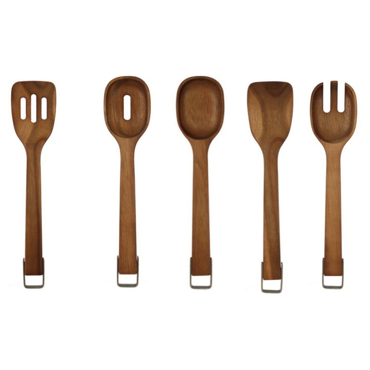 Sur La Table Set of 5 Wooden Utensils