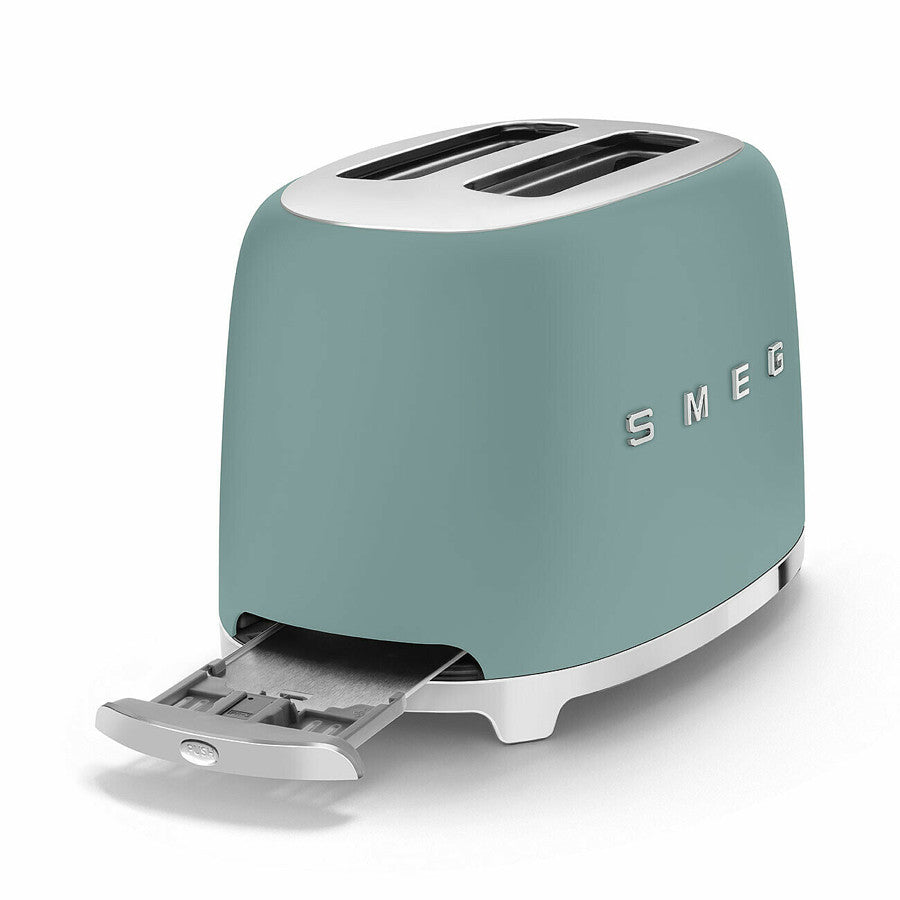 Smeg 2 slice toaster Emerald Green in Matte Limited Edition