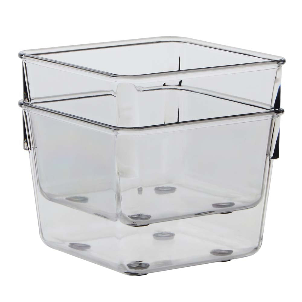 Square Kitchen Organiser Trays - Set of 2