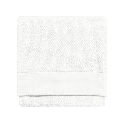 Textured Hand Towel - White