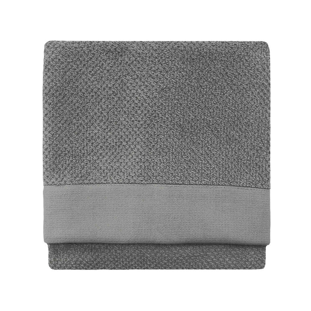 Textured Bath Towel - Cool Grey