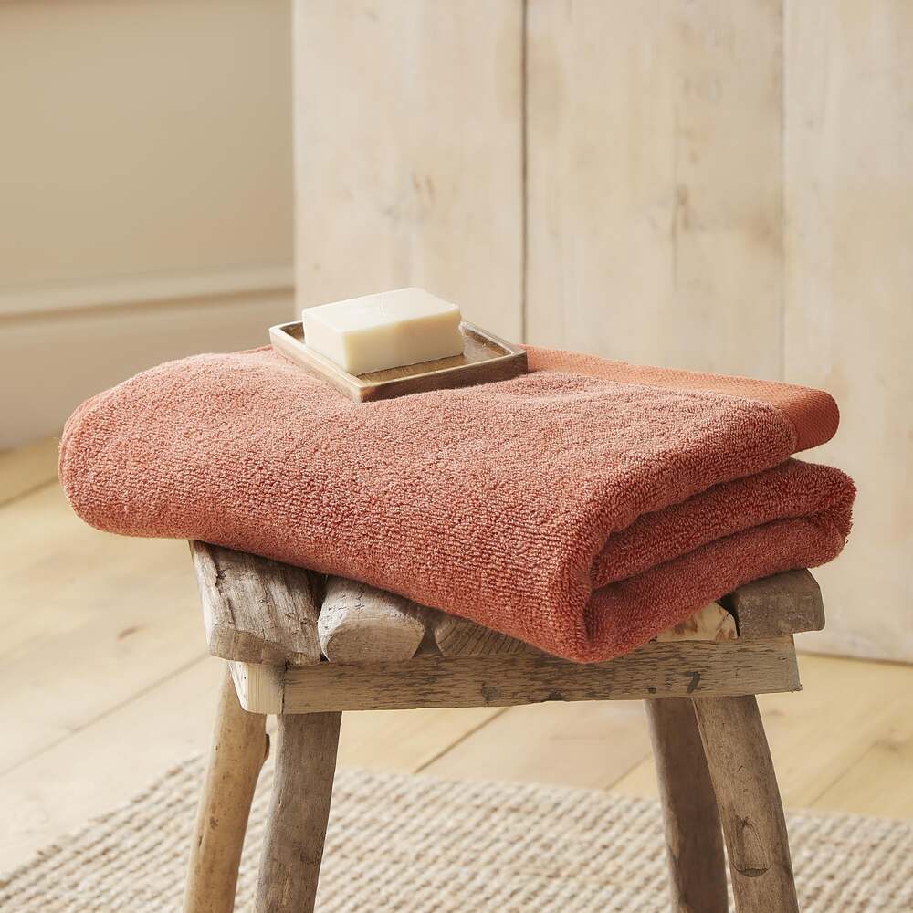 Abode Eco Bath Sheet - Terracotta