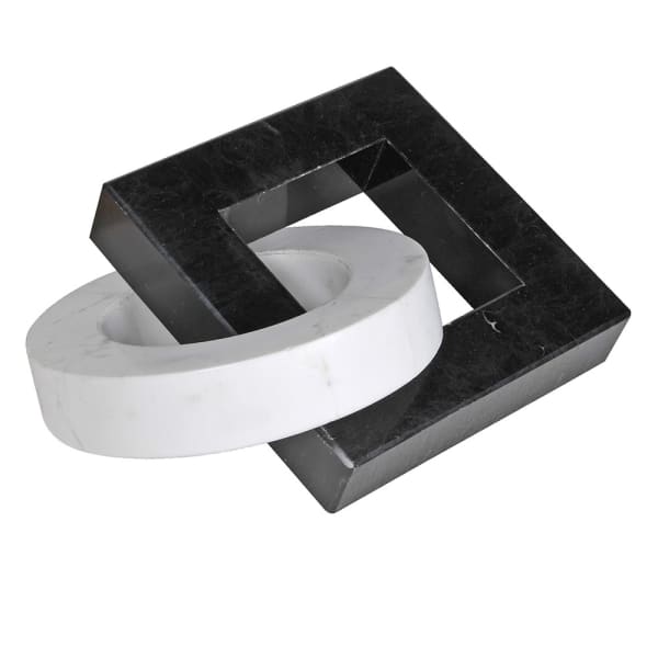 Black & White Interlocking Ornament