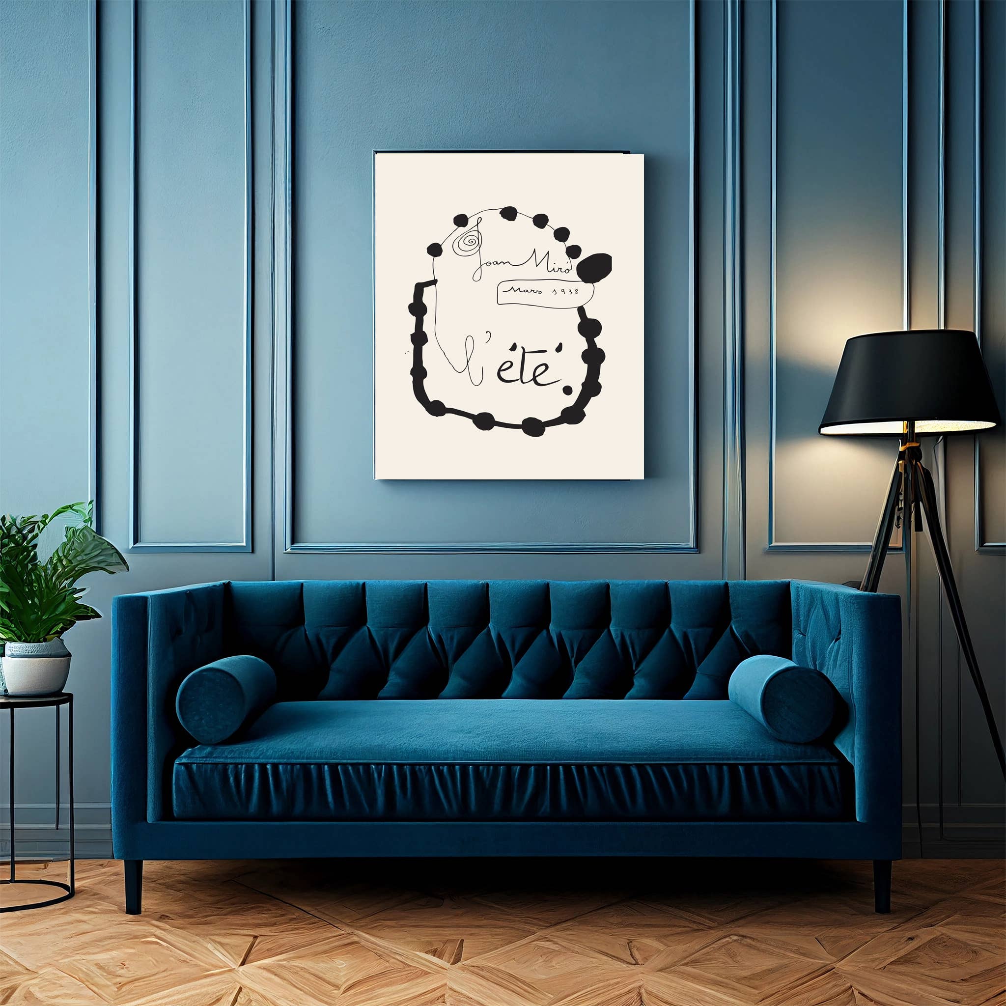 Joan Miro Lete Vintage Art Print