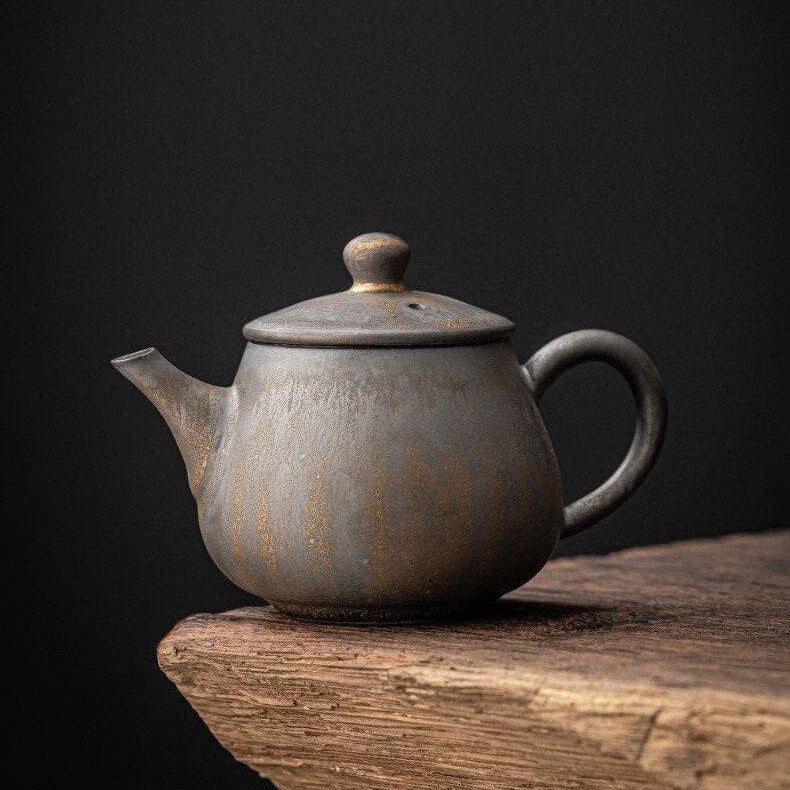 Gohobi Ceramic Metallic Glaze Teapot