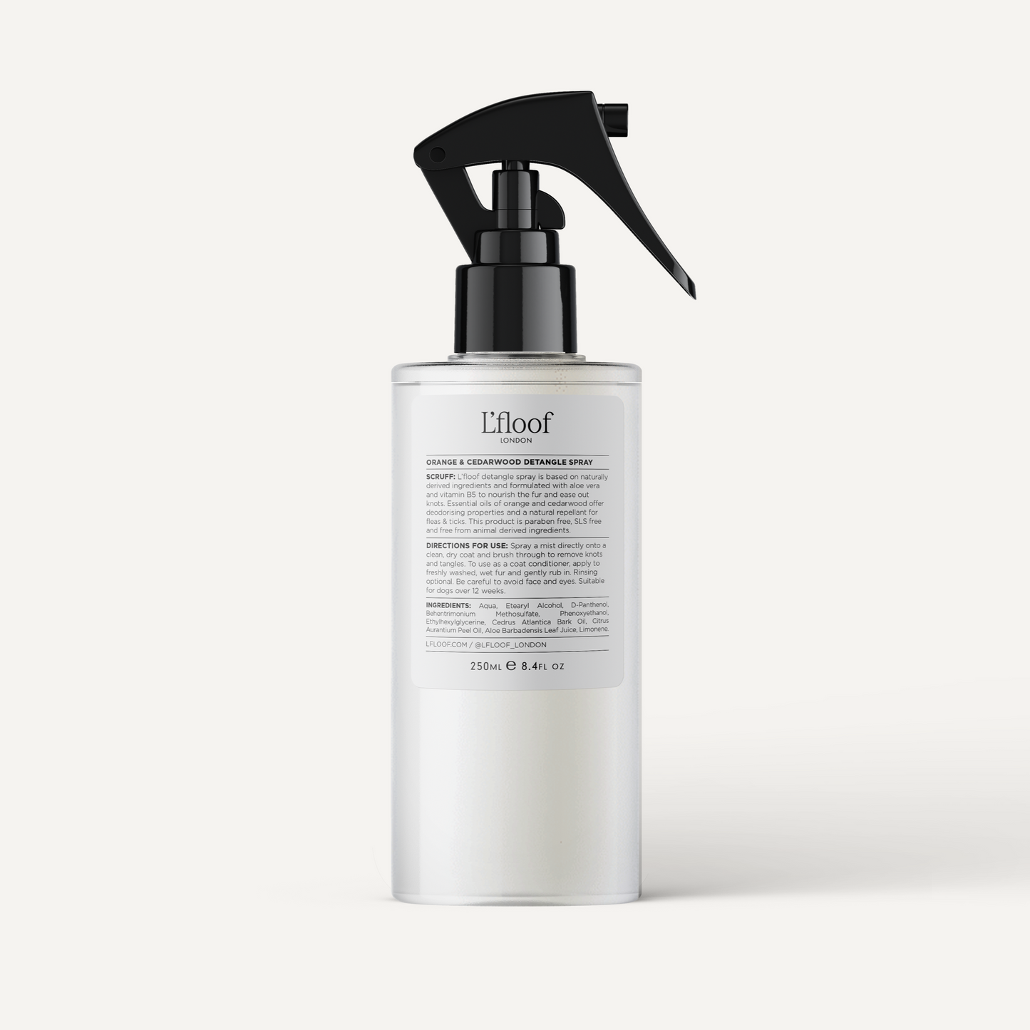 Dog Detangle Spray - 250ml - L'floof SCRUFF