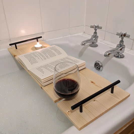 Reclaimed Wood Bath Caddy Tray